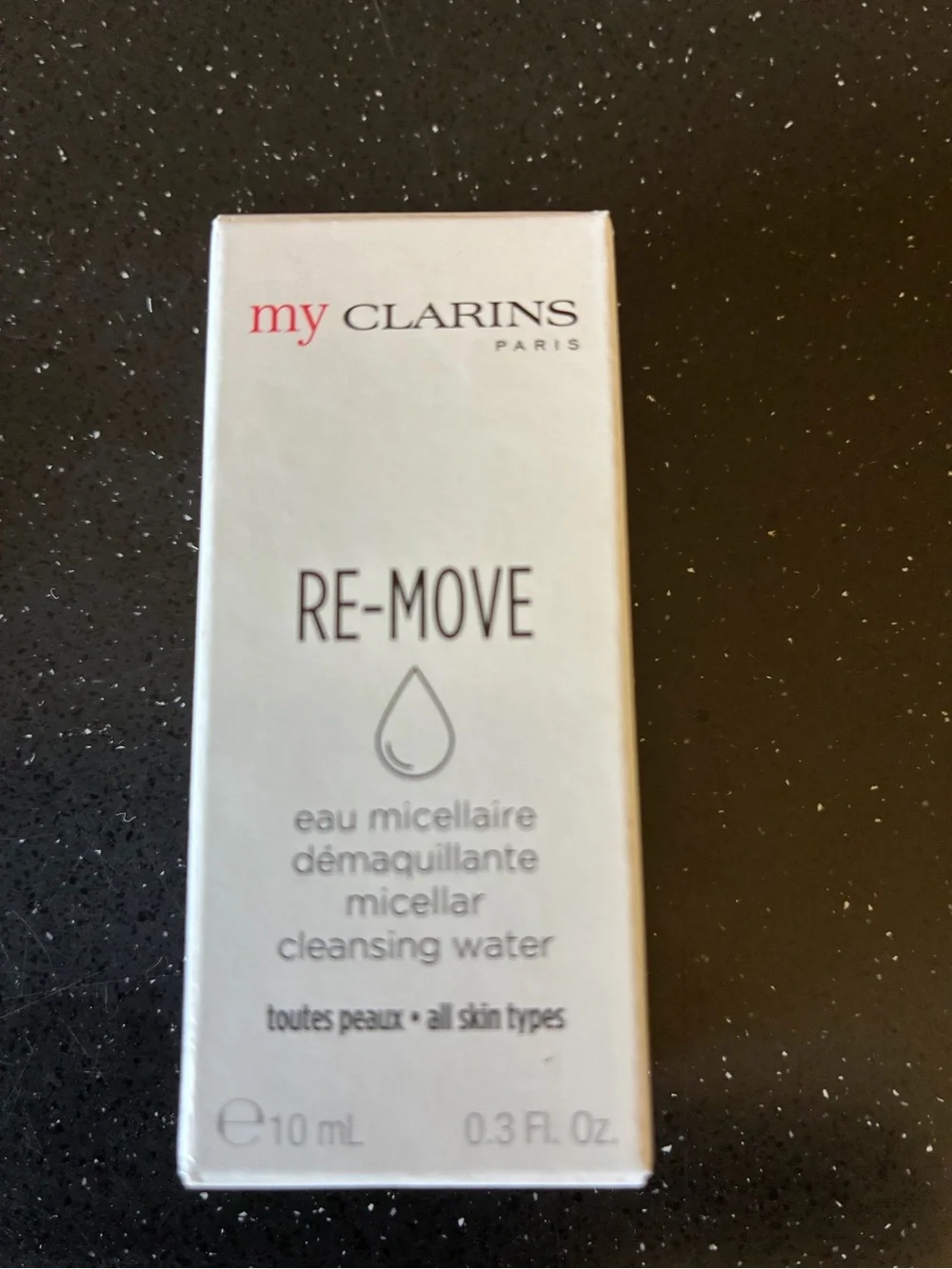 Clarins RE-MOVE Micellar Cleansing Water Trio — White with Pink Logo